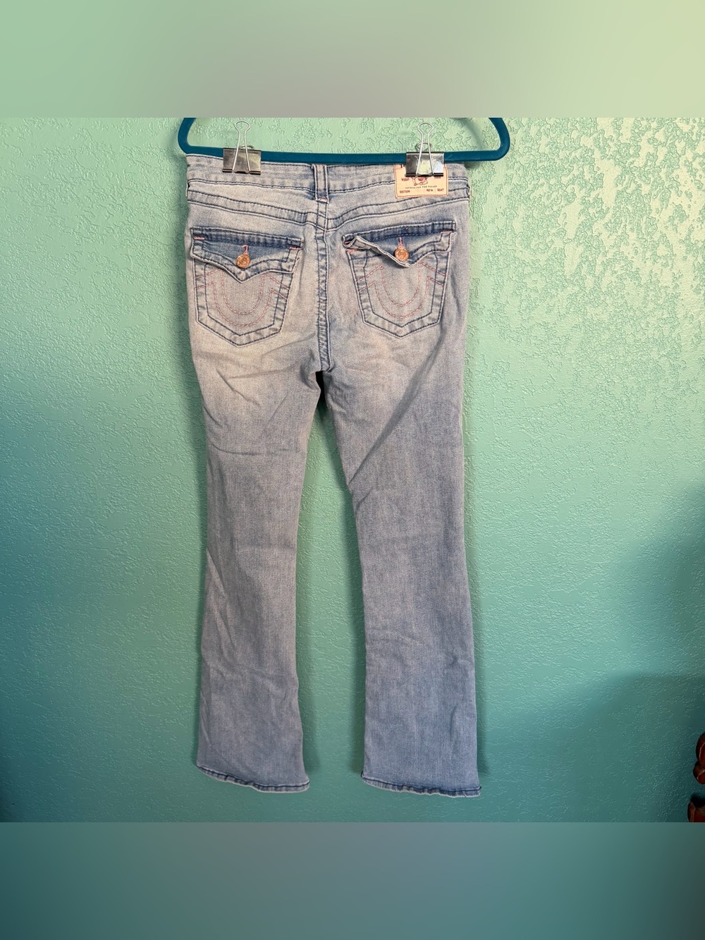 True Religion BECCA Light Blue Bootcut Jeans - Picture 2 of 3